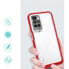 Hurtel Clear 3in1 Case for Xiaomi Redmi 10 Frame Gel Cover Red - (Clear 3in1 Xiaomi Redmi 10 RED)