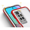 Hurtel Clear 3in1 Case for Xiaomi Redmi 10 Frame Gel Cover Red - (Clear 3in1 Xiaomi Redmi 10 RED)