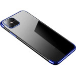 Hurtel Clear Color case Gel TPU cover with a metallic frame for Samsung Galaxy A33 5G blue - (Clear Color Case Samsung A33 Blue)