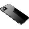Hurtel Clear Color Case Gel TPU Electroplating frame Cover for iPhone 13 Pro black - (Clear Color case iPhone 13 PRO Black)