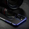 Hurtel Clear Color Case Gel TPU Electroplating frame Cover for iPhone 13 Pro black - (Clear Color case iPhone 13 PRO Black)
