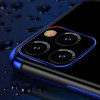 Hurtel Clear Color Case Gel TPU Electroplating frame Cover for Samsung Galaxy A22 4G black - (Clear Color Case Samsung A22 4G Black)
