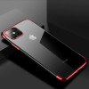 Hurtel Clear Color Case Gel TPU Electroplating frame Cover for Samsung Galaxy A22 4G blue - (Clear Color Case Samsung A22 4G Blue)