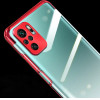 Hurtel Clear Color Case Gel TPU Electroplating frame Cover for Xiaomi Redmi Note 10 5G / Poco M3 Pro black - (Clear Color Case Xiaomi Redmi Note 10 5G Black)