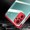 Hurtel Clear Color Case Gel TPU Electroplating frame Cover for Xiaomi Redmi Note 10 5G / Poco M3 Pro black - (Clear Color Case Xiaomi Redmi Note 10 5G Black)