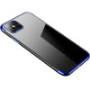 Hurtel Clear Color case TPU gel cover with a metallic frame for Samsung Galaxy S22 + (S22 Plus) blue - (Clear Color Case Samsung S22 Plus Blue)