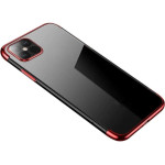 Hurtel Clear Color case TPU gel cover with metallic frame for Samsung Galaxy S22 + (S22 Plus) red - (Clear Color Case Samsung S22 Plus Red)