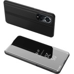 Hurtel Clear View Case case for Huawei nova 9 flip cover black - (Clear View Huawei Nova 9 Black)