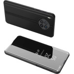 Hurtel Clear View Case cover for Huawei nova 8i cover with a flap black - (Clear View Huawei Nova 8i Black)