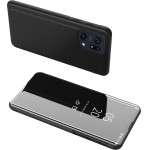 Hurtel Clear View Case cover for Oppo Find X5 Pro cover with a flap black - (Clear View Case OPPO X5 PRO BlacK)