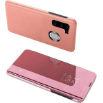 Hurtel Clear View Case cover for Samsung Galaxy A11 / M11 pink - (Clear View Case Samsung A11/M11 Pink)