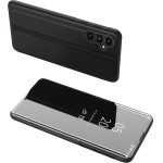 Hurtel Clear View Case cover for Samsung Galaxy A14 flip cover black - (Clear View Samsung A14 Black)