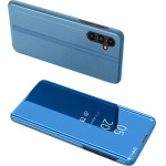 Hurtel Clear View Case cover for Samsung Galaxy A14 flip cover blue - (Clear View Samsung A14 Blue)