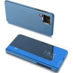 Hurtel Clear View Case cover for Samsung Galaxy A22 4G blue - (Clear View Case Samsung A22 4G Blue)