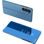 Hurtel Clear View Case cover for Samsung Galaxy S23+ flip cover blue - (Clear View Samsung S23 Plus Blue)