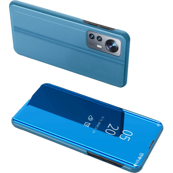 Hurtel Clear View Case cover for Xiaomi 12 Lite blue flip cover - (Clear View Xiaomi 12 lite Blue)