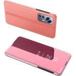 Hurtel Clear View Case cover for Xiaomi 12 Lite cover with a flap pink - (Clear View Xiaomi 12 lite Pink)