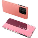 Hurtel Clear View Case cover for Xiaomi Redmi 10C cover with a flap pink - (Clear View Xiaomi REDMI 10C Pink)