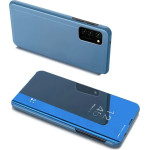 Hurtel Clear View Case flip cover for Samsung Galaxy A03s (166.5) blue - (Clear View Samsung A03S (166.5) Blue)