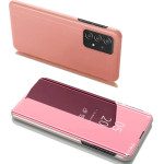 Hurtel Clear View Case Flip Cover for Samsung Galaxy A53 5G pink - (Clear View Samsung A53 Pink)