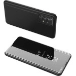 Hurtel Clear View Case flip cover for Samsung Galaxy A73 black - (Clear View Samsung A73 Black)