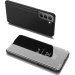 Hurtel Clear View Case flip cover for Samsung Galaxy S22 + (S22 Plus) black - (Clear View Samsung S22 Plus Black)