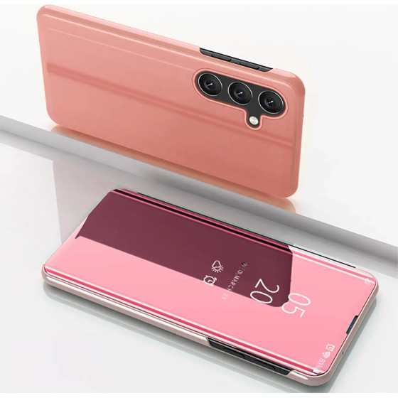 Hurtel Clear View Case for Samsung Galaxy A16 / A16 5G Flip Cover - Pink - (Clear View Samsung A16 / A16 5G Pink)