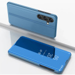 Hurtel Clear View Case for Samsung Galaxy A36 Cover with Flip - Blue - (Clear View Case Samsung Galaxy A36 Blue)