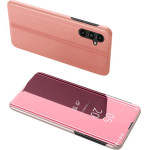 Hurtel Clear View Case for Samsung Galaxy A54 5G flip cover pink - (Clear View Samsung A54 Pink)
