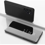 Hurtel Clear View Case for Samsung Galaxy A56 Cover with Flip - Black - (Clear View Case Samsung Galaxy A56 Black)