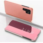 Hurtel Clear View Case for Samsung Galaxy A56 Cover with Flip - Pink - (Clear View Case Samsung Galaxy A56 Pink)