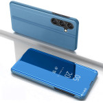 Hurtel Clear View Case for Samsung Galaxy S25+ Cover with Flip - Blue - (Clear View Samsung Galaxy S25+ Blue)