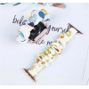 Hurtel Cloth Watch 7 band 7/6/5/4/3/2 / SE (45/44 / 42mm) strap bracelet bracelet with elastic pineapple - (Material Strap Summer Apple Watch 3/4/5/6/SE/7 42/44/45 model 6)