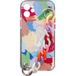 Hurtel Color Chain Case gel flexible elastic case cover with a chain pendant for Samsung Galaxy A22 4G multicolour (4) - (Color Chain Case Samsung A22 4G Design 04)
