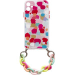Hurtel Color Chain Case gel flexible elastic case cover with a chain pendant for Samsung Galaxy A32 4G multicolour (2) - (Color Chain Case Samsung A32 4G Design 02)