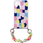 Hurtel Color Chain Case gel flexible elastic case cover with a chain pendant for Xiaomi Redmi 10 multicolour (1) - (Color Chain Case Xiaomi Redmi 10 Design 01)