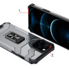 Hurtel Crystal Ring Case Kickstand Tough Rugged Cover for iPhone 11 Pro blue - (Crystal Ring Case iPhone 11 Pro Blue)
