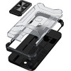 Hurtel Crystal Ring Case Kickstand Tough Rugged Cover for iPhone 13 black - (Crystal Ring Case iPhone 13 Black)