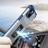 Hurtel Crystal Ring Case Kickstand Tough Rugged Cover for iPhone 13 mini blue - (Crystal Ring Case iPhone 13 Mini Blue)