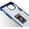 Hurtel Crystal Ring Case Kickstand Tough Rugged Cover for iPhone 13 mini blue - (Crystal Ring Case iPhone 13 Mini Blue)