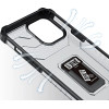 Hurtel Crystal Ring Case Kickstand Tough Rugged Cover for iPhone 13 Pro black - (Crystal Ring Case iPhone 13 Pro Black)