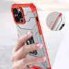 Hurtel Crystal Ring Case Kickstand Tough Rugged Cover for iPhone 13 Pro red - (Crystal Ring Case iPhone 13 Pro Red)