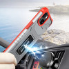 Hurtel Crystal Ring Case Kickstand Tough Rugged Cover for iPhone 13 red - (Crystal Ring Case iPhone 13 Red)
