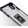 Hurtel Crystal Ring Case Kickstand Tough Rugged Cover for iPhone XS Max red - (Crystal Ring Case iPhone XS Max Red)