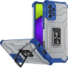 Hurtel Crystal Ring Case Kickstand Tough Rugged Cover for Samsung Galaxy A72 4G blue - (Crystal Ring Case Samsung A72 4G Blue)