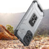 Hurtel Crystal Ring Case Kickstand Tough Rugged Cover for Samsung Galaxy A72 4G blue - (Crystal Ring Case Samsung A72 4G Blue)