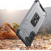 Hurtel Crystal Ring Case tough hybrid cover + magnetic holder for Samsung Galaxy S22 + (S22 Plus) black - (Crystal Ring Case Samsung S22 Plus Black)