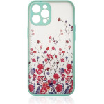 Hurtel Design Case for iPhone 12 Pro flower case light blue - (DESIGN CASE iPhone 12 Pro SKY BLUE)