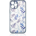 Hurtel Design Case for iPhone 12 Pro Max flower case dark blue - (DESIGN CASE iPhone 12 Pro Max DARK BLUE)