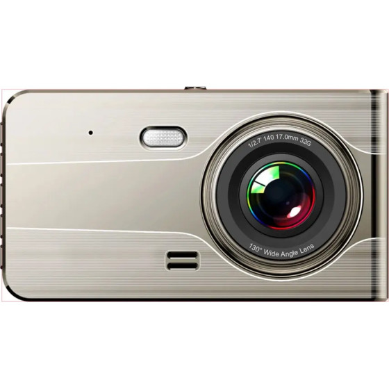 Hurtel DVR979G Full HD G-sensor LCD car video recorder with reversing camera - beige - (DVR979G Wideorejestrator samochodowy LCD z kamera cofania)